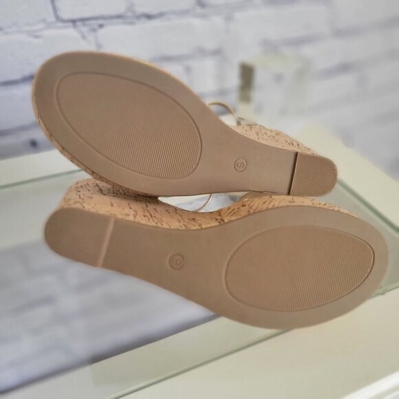 C Comfort Metallic Cork Wedges Style # 45291863 SZ 9 - Picture 9 of 9